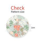 正午花園玫瑰鬱金香圖案布料,可愛,縫紉,韓國製造被子半碼